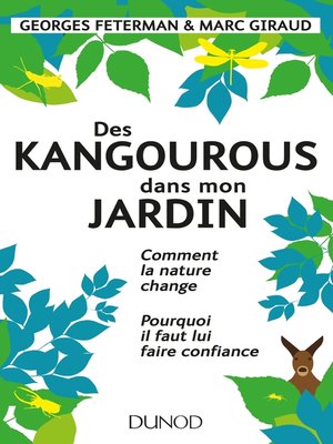 cover image of Des kangourous dans mon jardin